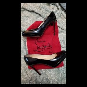 Christian Louboutin 100mm black high heels